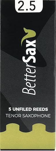 BetterSax Tenor Saxophone Reeds - Strength 2.5