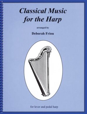 The product title “Classical Music for the Harp” is already within the 4-7 word range, so no changes are necessary
