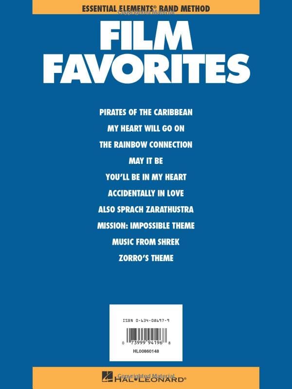 The product title "Film Favorites: Baritone Saxophone" does not exceed seven words, so no shortening is necessary - Image 2