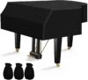 TINDTOP Thickened Waterproof Baby Grand Piano Cover