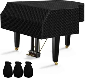 TINDTOP Thickened Waterproof Baby Grand Piano Cover