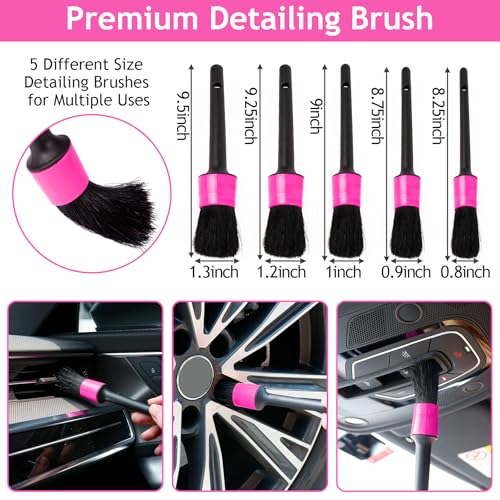 THINKWORK Pink Car Duster Interior Kit - Image 3