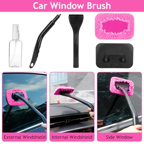 THINKWORK Pink Car Duster Interior Kit - Image 2