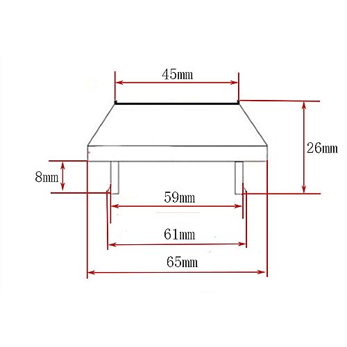 THINND 4pcs Car Hub Centre Caps 65mm - Image 4