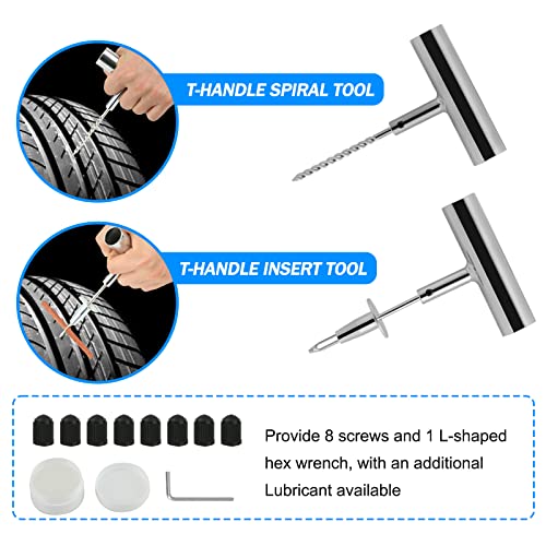 TILIBOTE Portable Tire Inflator & Repair Kit - Image 5