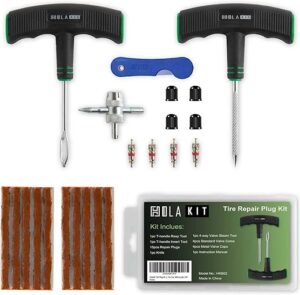 HolaKit Tire Plug Kit, 22PCS Compact Repair Tools