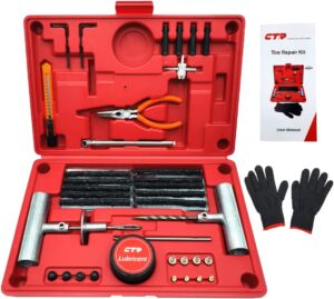 CTR Tire Plug Kit - 68pcs Universal Repair