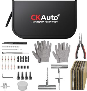 CKAuto Tire Plug Repair Kit 80 PCS