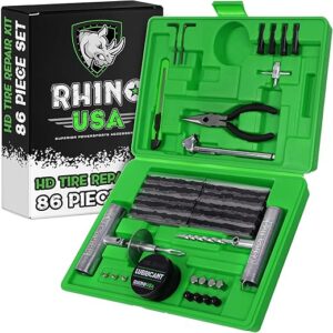 Rhino USA Tire Plug Repair Kit (86-Piece)