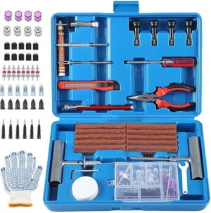 TILIBOTE Tire Repair Kit, 117pcs Heavy Duty