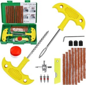 HYHJMISTY Tire Repair Kit, Heavy Duty, Universal
