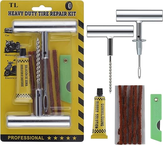 SINGARO Tire Repair Kit With Plugs, 9PC
