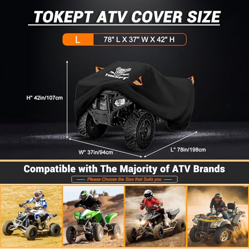 Tokept Waterproof Heavy Duty 4 Wheeler Cover - Image 2