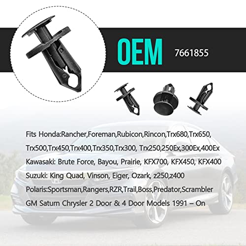 TOPCNOEM Fender Clips Push Pins 7661855 - Image 5
