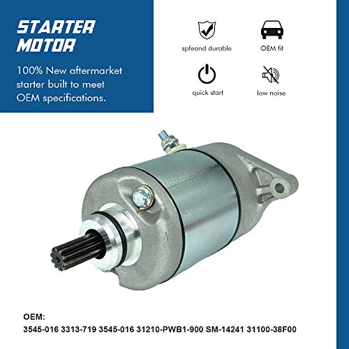 TOPSCOPE Starter Motor For Arctic Cat/Suzuki ATV LT-A400 LT-F400 - Image 2