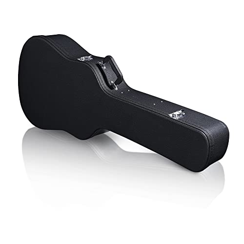 TOPURWAY 41" Acoustic Guitar Hard Shell Case, Black - Image 5