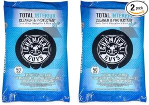 Chemical Guys Total Interior Cleaner & Protectant Wipes 50 Ct