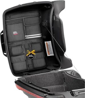KEMIMOTO Tour Pack Lid Organizer For Motorcycles