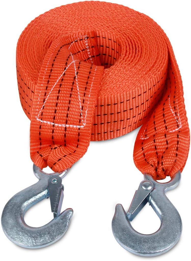 JCHL Tow Strap With Hooks 2in X20Ft