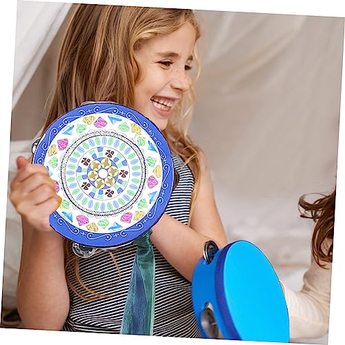Toyvian Kids Instruments Percussion Drum Tambourine - Image 3