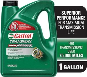 Castrol Transmax High Mileage Transmission Fluid, 1 Gallon