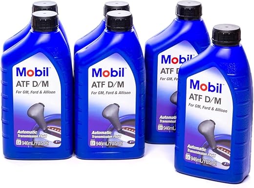 Mobil Transmission Fluid, 6 Quart, 123130