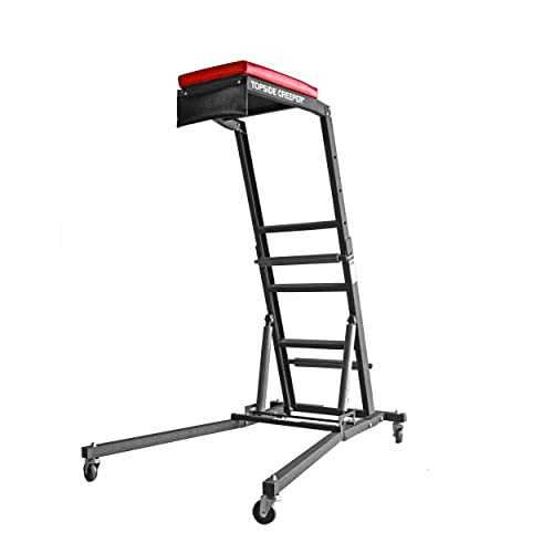 Traxion Foldable Topside Engine Creeper, Red/Black - Image 5