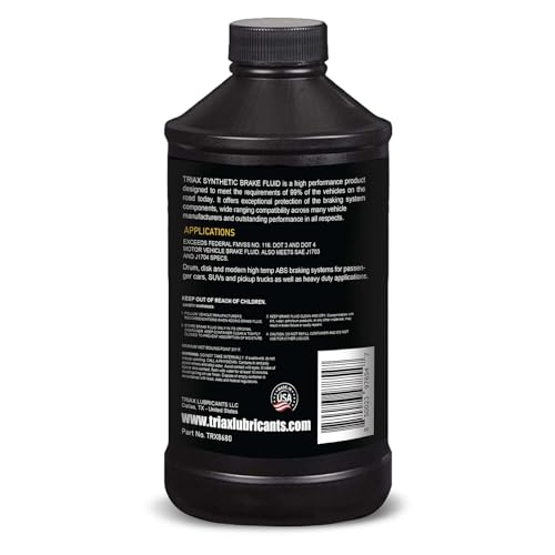 Triax Brake Fluid DOT 3&4 - Full Synthetic - Image 2