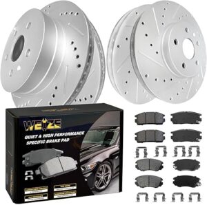 WEIZE Truck & Tow Brake Kit, Carbon Fiber Ceramic