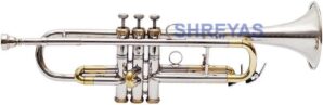 SHREYAS Trumpet Bb Pitch Brass & Nickel
