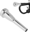 ZLXHDL Trumpet Mouthpiece 1C Silver Plating