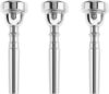ETERMETA Trumpet Mouthpiece Set 3C 5C 7C, Silver