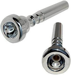 Lan.Beauty Trumpet Mouthpiece Silver (1Pack)