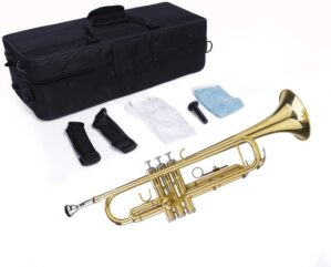 VPXTA Trumpet With Case And Gloves (Gold)