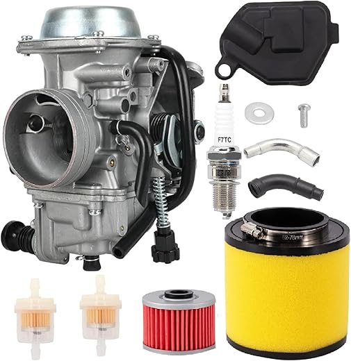 mtrparts TRX300 Carburetor Kit For Honda ATV