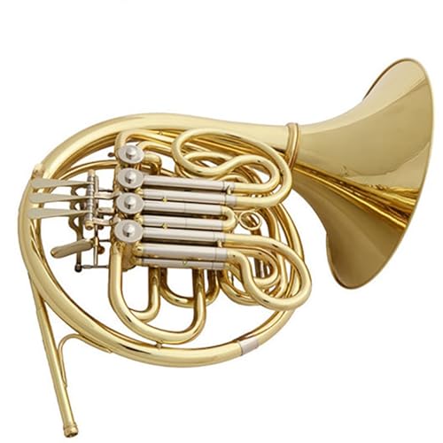 TSTS Professional Double French Horn 4-Key Brass - Image 3