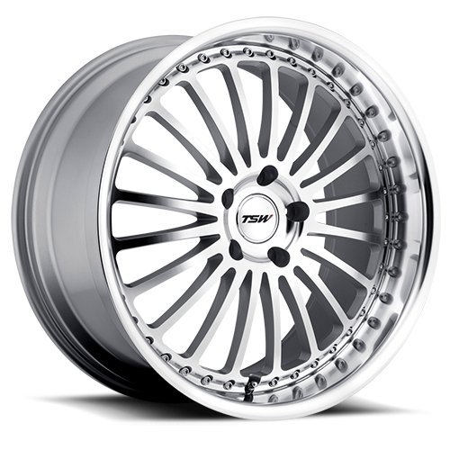TSW Silverstone Silver Wheel With Machined Lip - Image 2