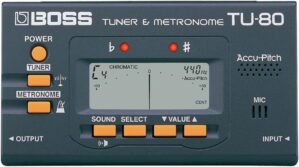 BOSS TU-80 Chromatic Tuner Metronome