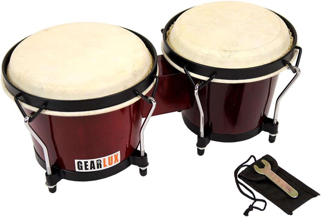 Gearlux Tunable Bongos - Cherry