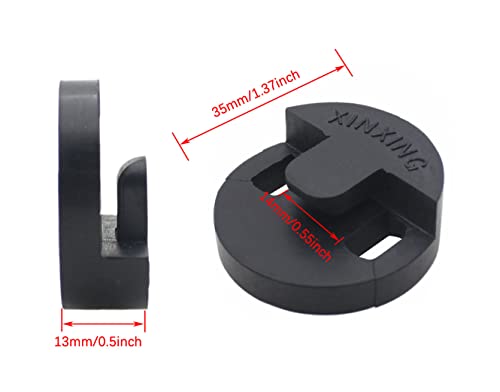 TUOREN 4Pack Rubber Cello Practice Mute - Image 5