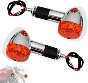 WOWTK Turn Signal Lamp Set For Kawasaki Vulcan