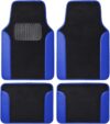 BDK Two-Tone Carpet Car Floor Mats