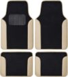 BDK Two-Tone Carpet Car Floor Mats