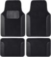 BDK Two-Tone Carpet Floor Mat Set