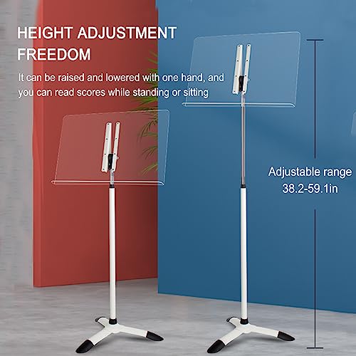 TXGJWRA Adjustable Transparent Acrylic Music Stand - Image 5