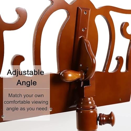TXGJWRA Vintage Wooden Adjustable Sheet Music Stand - Image 5