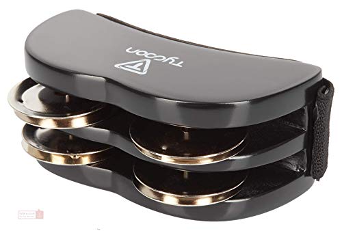 Tycoon Percussion Foot Tambourine With Steel Jingles - Image 2