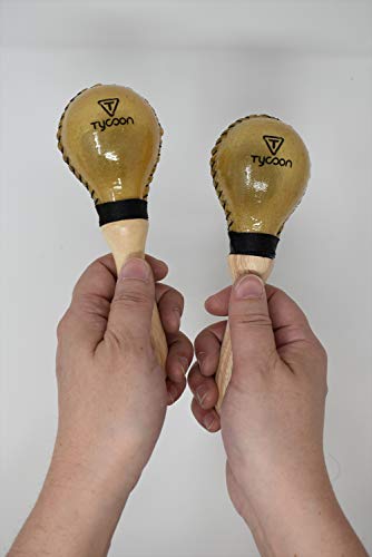 Tycoon Percussion Medium Rawhide Maracas - Image 2