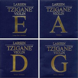 LS Larsen Strings Tzigane Violin String Set – Medium Gauge