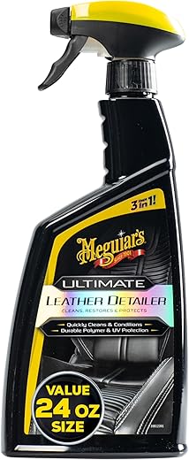 Meguiar's Ultimate Leather Care Cleaner & Conditioner - 24 Oz
